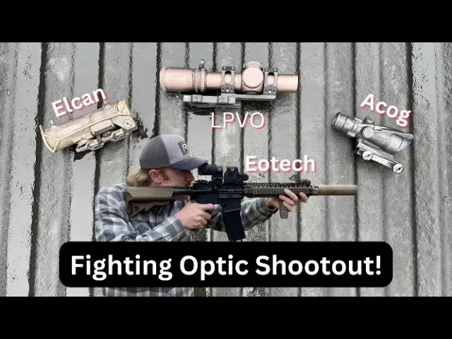 Combat optic review- Eotech vs Acog vs Elcan vs Vortex Razor 1-10