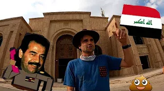 Opuštěný palác Saddáma Husajna v Babylonu
