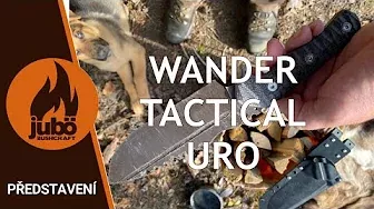 Představení : Nůž Wander Tactical URO Tactical - Iron Washed / Micarta Black