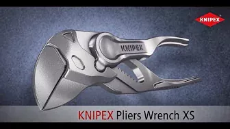 86 04 100 KNIPEX Pliers Wrench XS - Product Video