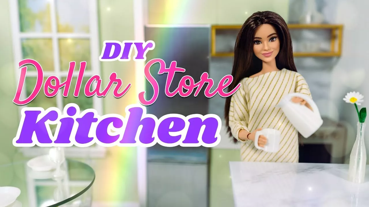 Let’s Make a Dollar Store Doll Kitchen | DIY Wooden Doll Box Room