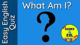 Easy English Quiz | What Am I?