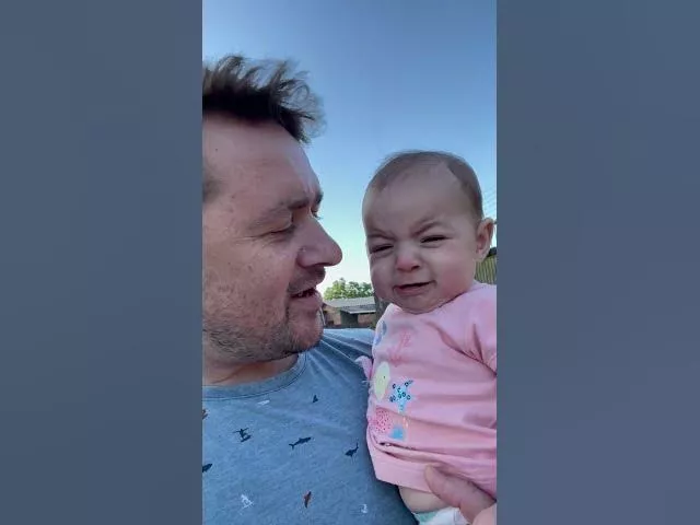 Baby Gets Emotional When Father Sings || ViralHog