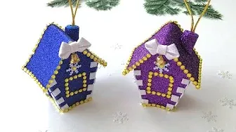 Christmas house craft 🎄DIY Christmas toys decorations
