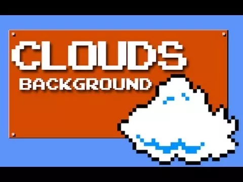 Super Mario Bros  Clouds Background - 1980's Games Animation