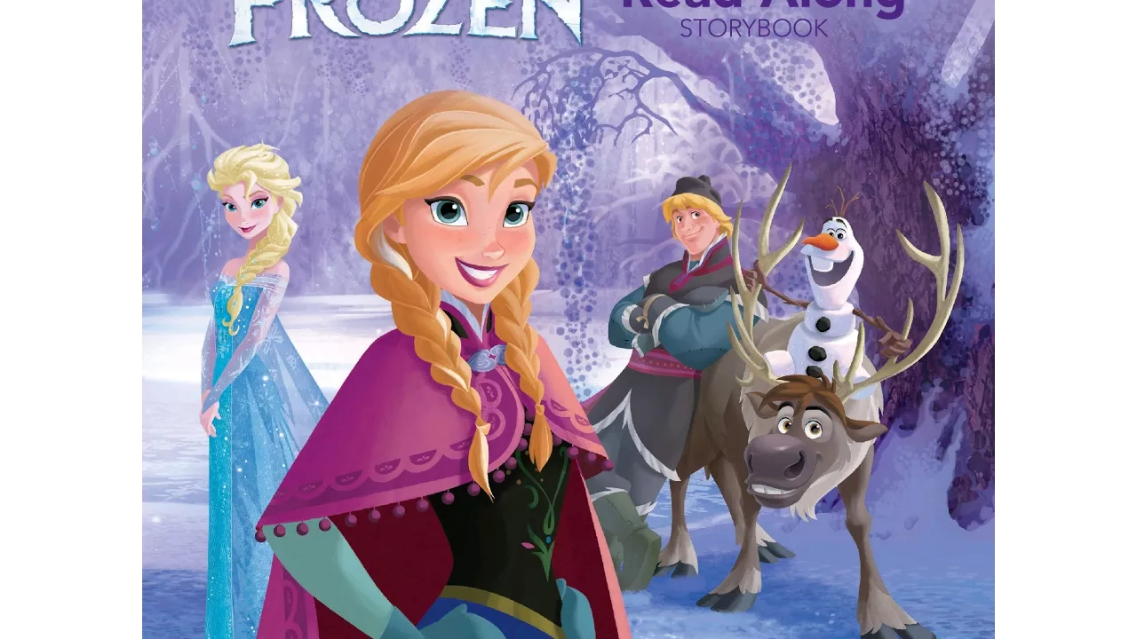 Disney Frozen Storybook & Read-Along CD! Elsa, Anna, Olaf!