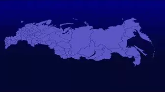 Футаж карта России для монтажа видео