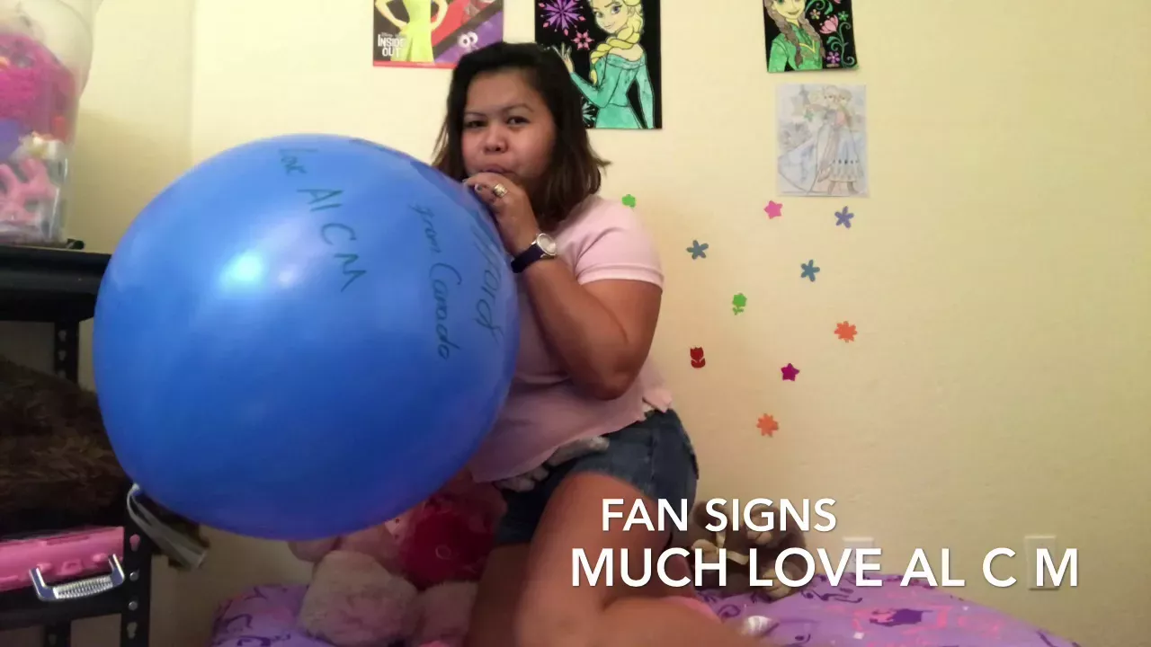 Punch Ball Balloon Fan Sign
