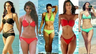 Bollywood bikini hot compilation | Indian actress bikini swimsuit compilation | Bikini feast part 1