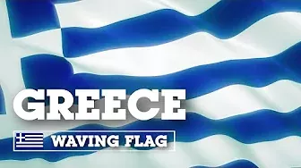 Развевающийся флаг Греции / Waving Flag of Greece