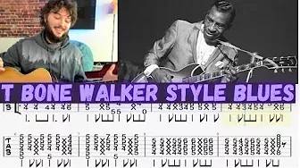 T Bone Walker Style Blues - Learn the chords of T Bone's Blues - A Guitar Lesson With Tabs