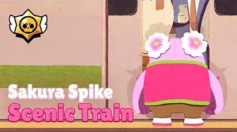 Brawl Stars: Sakura Spike - Scenic Train