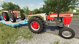 The Swaraj tractor for a gift - Swaraj 4X4 tractor with a front loader | Loader Tractor
