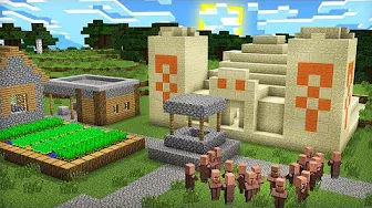 ОТКУДА У НАС В ДЕРЕВНЕ ПОЯВИЛСЯ ЭТОТ ПУСТЫННЫЙ ХРАМ В МАЙНКРАФТ | Компот Minecraft