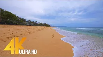 4K Virtual Walk along Sunset Beach, Oahu, Hawaii - 2 Hours video