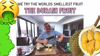 We tried the worlds smelliest fruit The Durian Challenge  🤮🤮😂