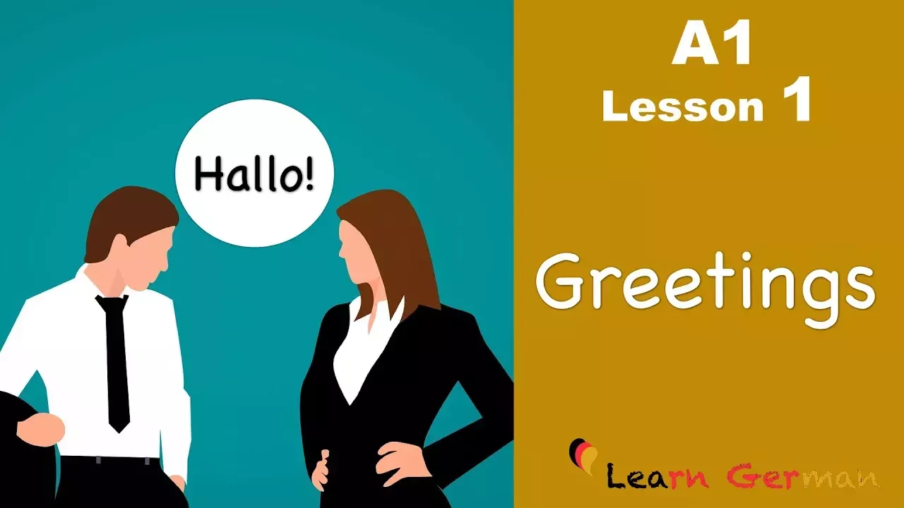 Learn German | Greetings | German for beginners | A1 - Lesson 1
