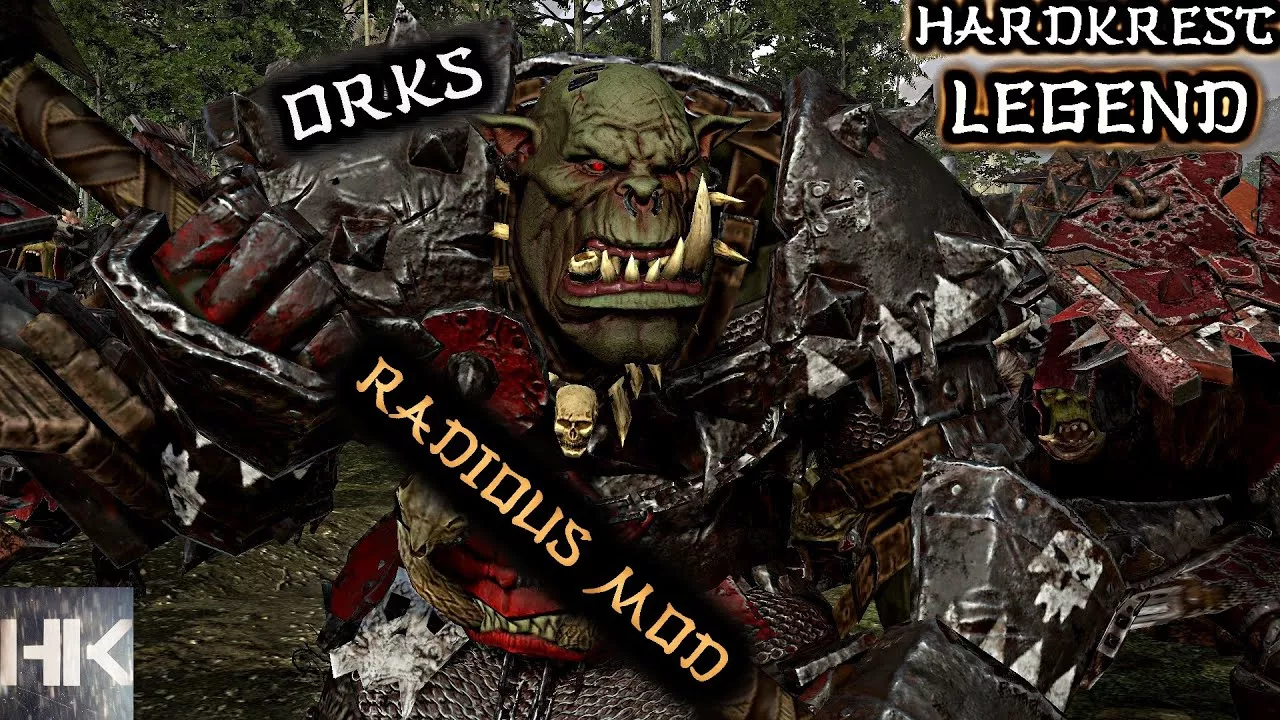 Total War Warhammer 2 Radious mod - прохождение - Orks - Legend =1= Вожак с далеких гор