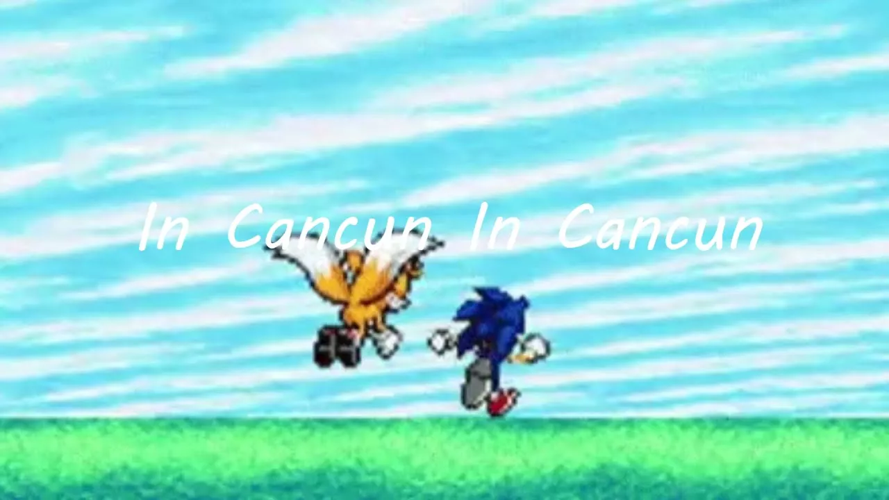 Cancun Sega Sonic Mode (Lyrics) - Dubskie [Slowed+Reverb]