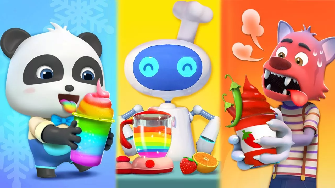 Rainbow Juice Song | Colors Song | Fun Sing Along Songs | Kids Song | Kids Cartoon | BabyBus