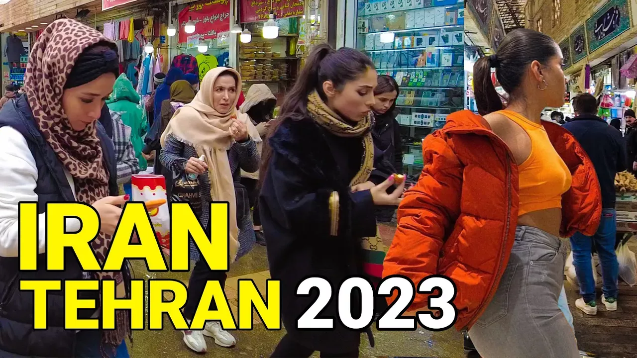 IRAN 2023 - Bazar traditionnel Tajrish à Téhéran