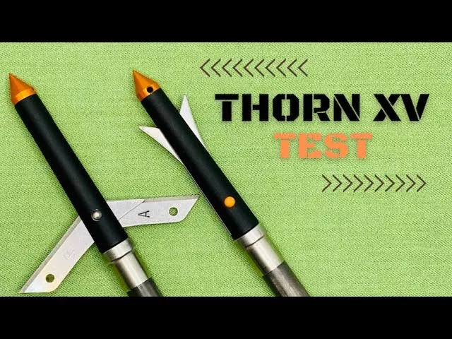 THORN XV 125 gr Broadhead Test