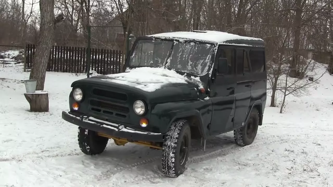Заводим УАЗ 469 зимой в -10С не крутился коленвал и зимний Offroad