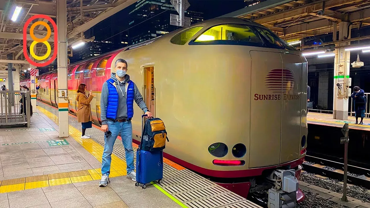 Японский ночной поезд — обзор!