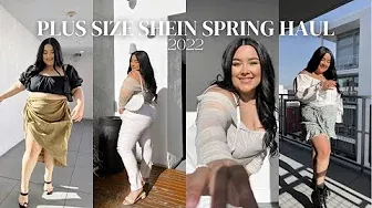 SHEIN CURVE PLUS SIZE SPRING TRY-ON HAUL 2022 | britneydelsol