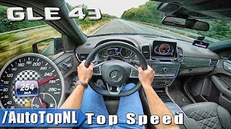 Mercedes AMG GLE 43 250km/h AUTOBAHN POV TOP SPEED by AutoTopNL