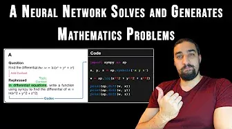 A Neural Network Solves and Generates Mathematics Problems by Program Synthesis | Paper Explained
