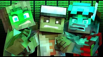 НЕЖИТЬ l Майнкрафт Зомби Рэп (Minecraft Animated Music Video)