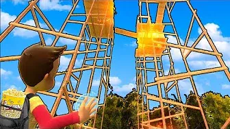 Three Best Friends Build a Skyscraper Tall Clubhouse but its a Disaster in Garry's Mod (Gmod)