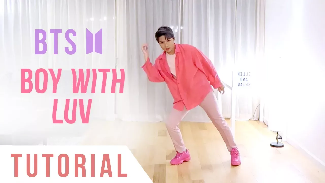 BTS - 'Boy With Luv' Dance Tutorial (Explanation + Mirrored) | Ellen and Brian