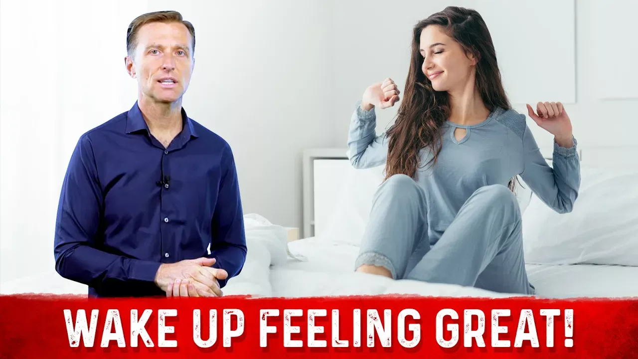 How to Wake Up Refreshed Every Morning – Inadequate Sleep – Dr.Berg on Melatonin and Sleep