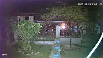 Tragic fire caught on CCTV (San Vicente, SMB)