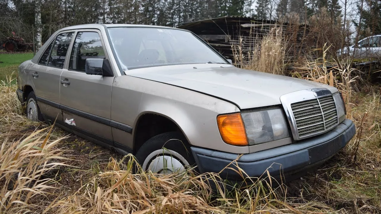 Starting Mercedes-Benz w124 200D After 13 Years + Test Drive
