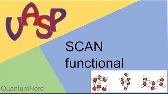 vasp tutorial: 13. SCAN functional on H2O hexamers