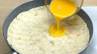 Gießen Sie einfach das Ei auf die Tortilla und das Ergebnis wird erstaunlich sein! #95