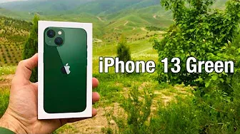 Зеленый iPhone 13. Распаковка и первое впечатление о цвете.