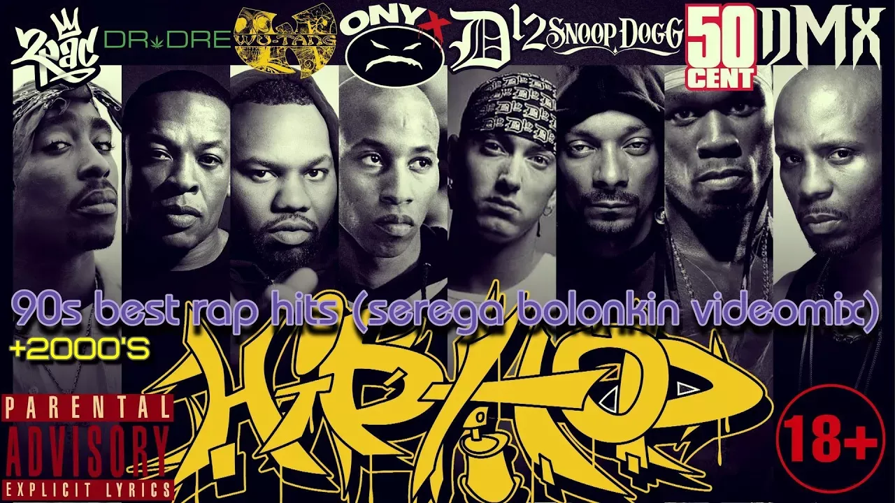 90s & 00s Best Hip-Hop Classics & Throwback Rap Hits (Serega Bolonkin Video Mix)│Рэп Хиты 90х и 00х