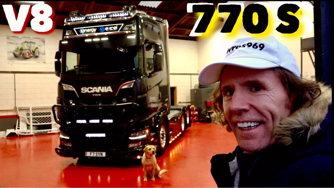 CUSTOMIZED Work For SCANIA 770 S V8 Loud Exhaust!