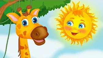 Жирафа - Веселі Дитячі Пісні й Мультфільми Українською Мовою - З Любов'ю до Дітей