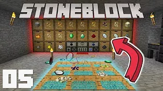 StoneBlock #05 - Сортировка ресурсов | Выживание в Маинкрафт с модами