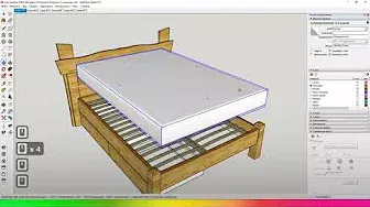 [Стрим] Проектируем как сделать кровать из дерева своими руками | Sketchup для столяров