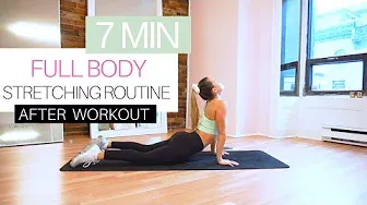 7 MIN STRETCHING EXERCISES AFTER WORKOUT | FULL BODY COOL DOWN FOR RELAXATION & FLEXIBILITY