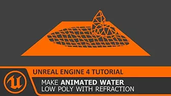 UE4 Low Poly Water - Animated Material in Unreal Engine 4 Tutorial How To