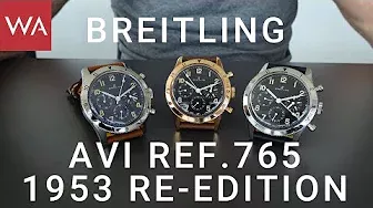 Exclusive hands-on: BREITLING AVI Ref. 765 1953 Re-Edition