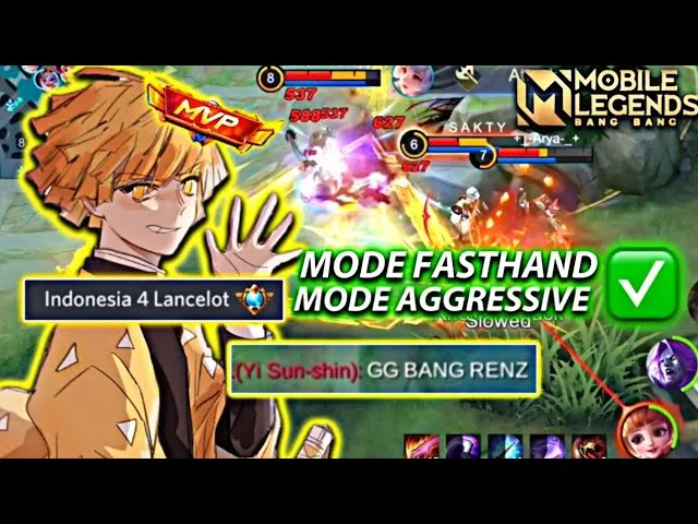 TOP GLOBAL LANCELOT AGGRESSIVE & FASTHAND GAMEPLAY!! TOP INDONESIA LANCELOT | MOBILE LEGENDS