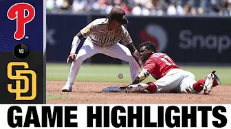 Phillies vs. Padres Game Highlights (6/26/22) | MLB Highlights